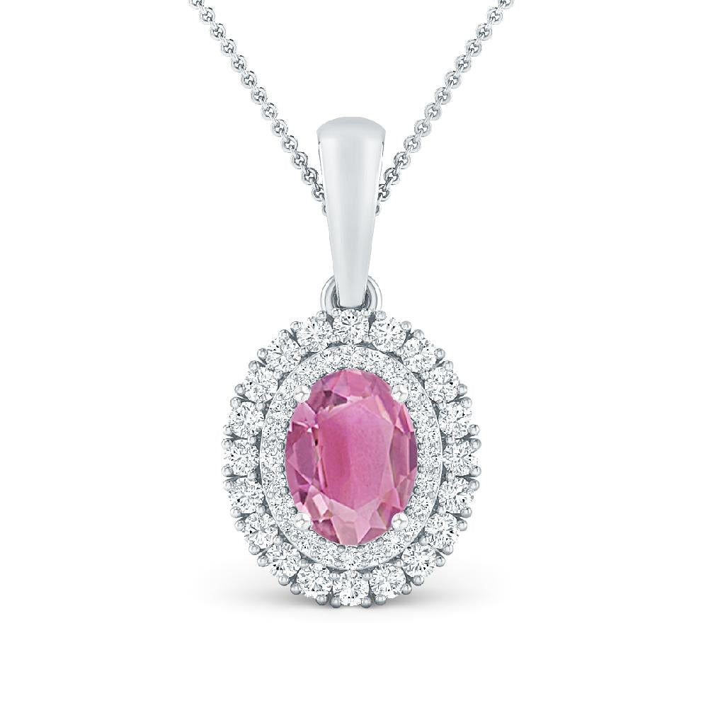 White Gold - Pink Tourmaline