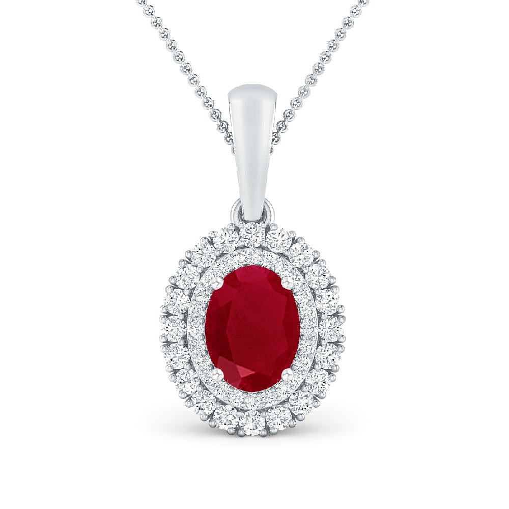 White Gold - Ruby