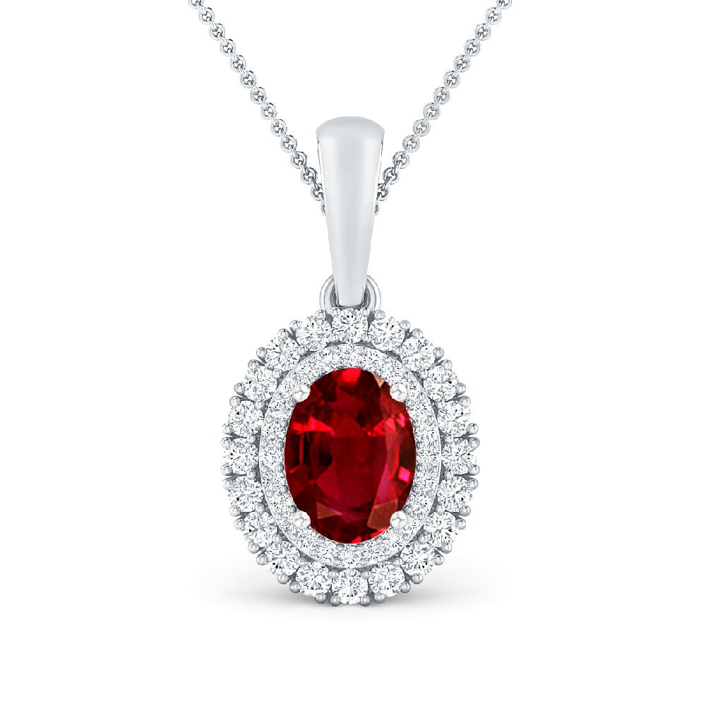 White Gold - Ruby