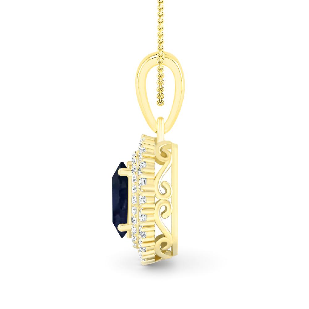 Yellow Gold - Sapphire