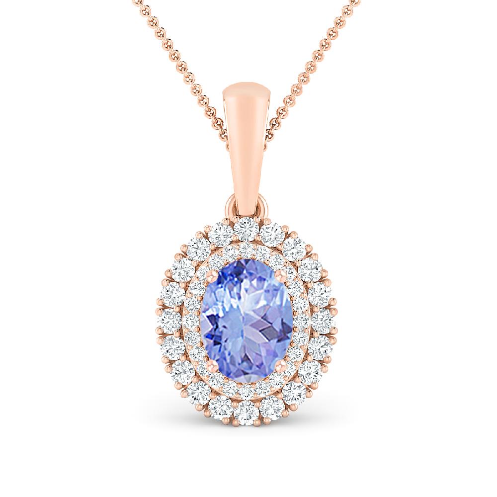 Rose Gold - Tanzanite