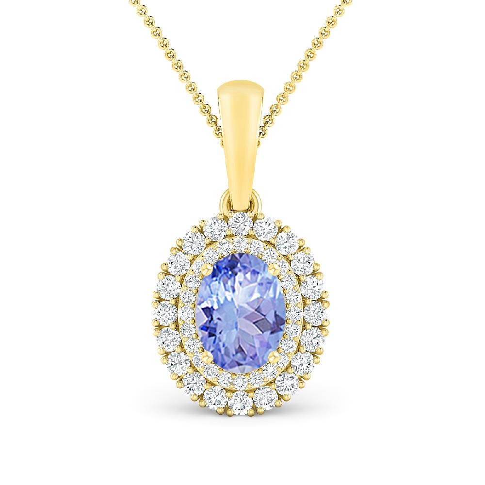 Yellow Gold - Tanzanite