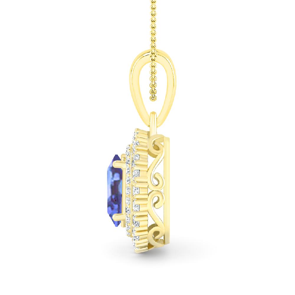 Yellow Gold - Tanzanite