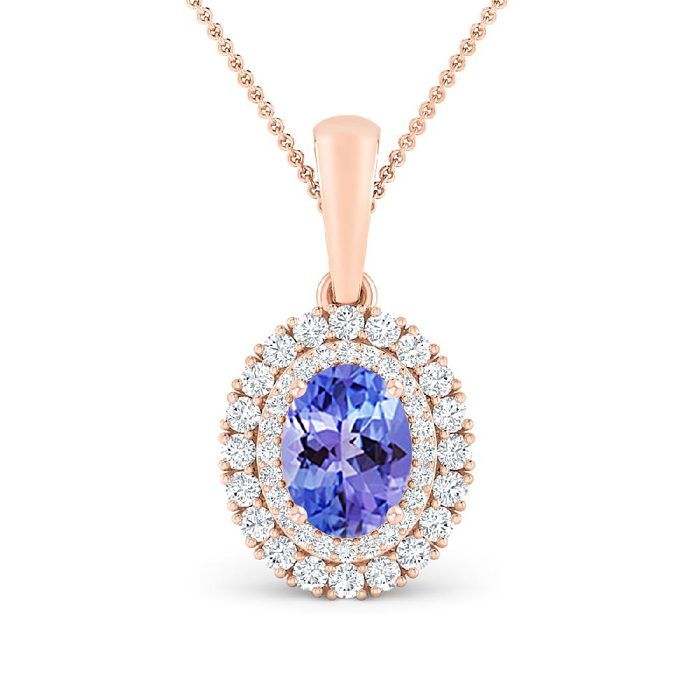 Rose Gold - Tanzanite