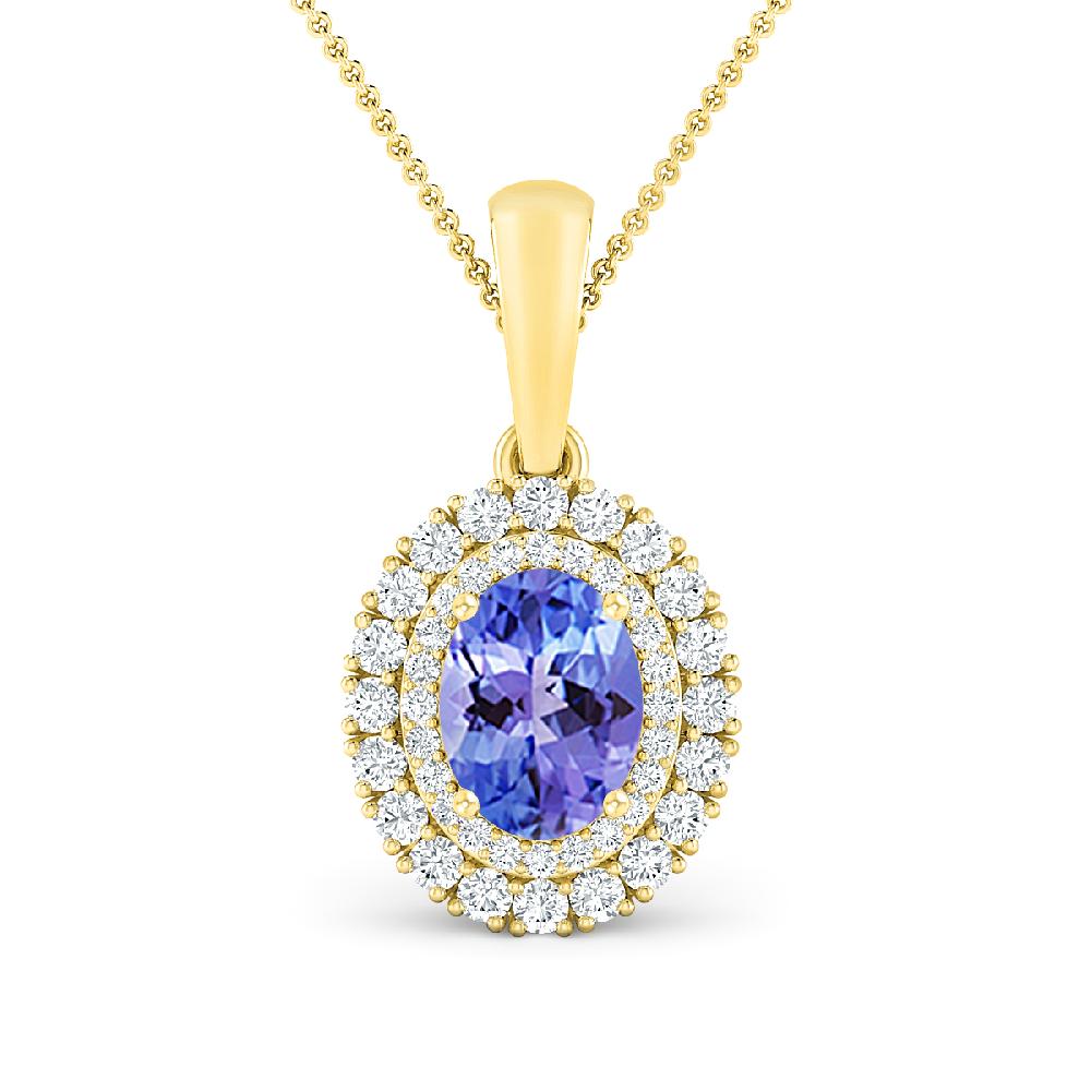 Yellow Gold - Tanzanite