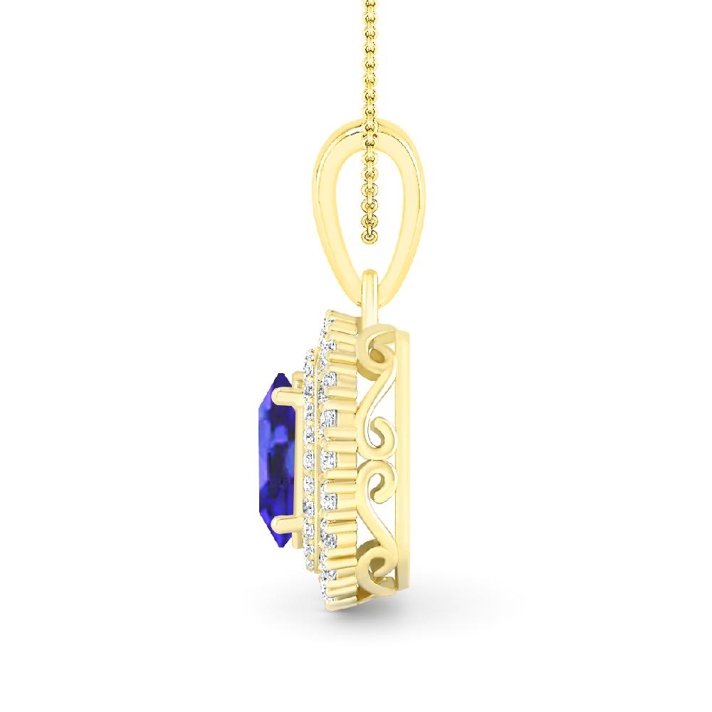 Yellow Gold - Tanzanite