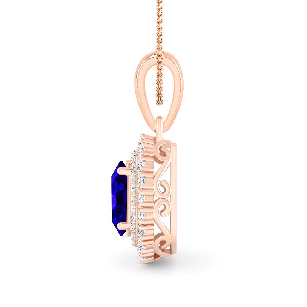 Rose Gold - Tanzanite