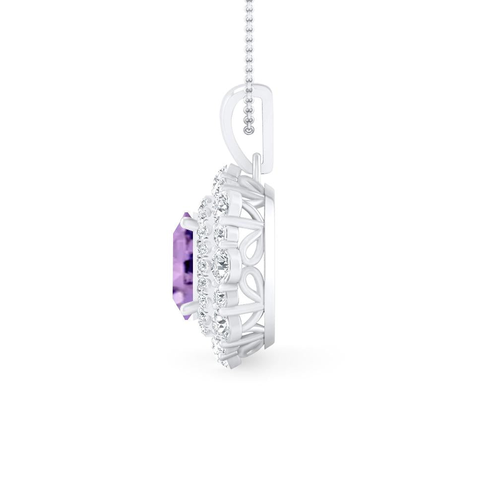 White Gold - Amethyst