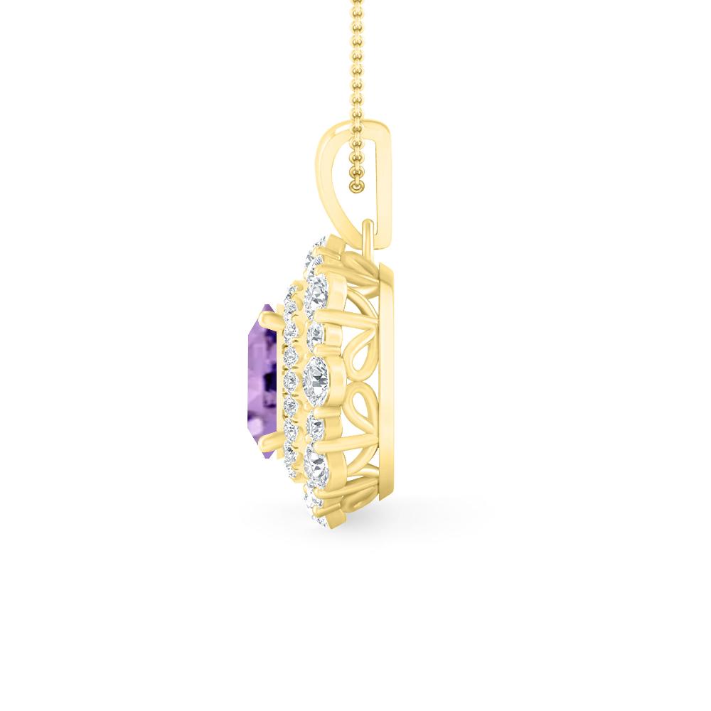 Yellow Gold - Amethyst