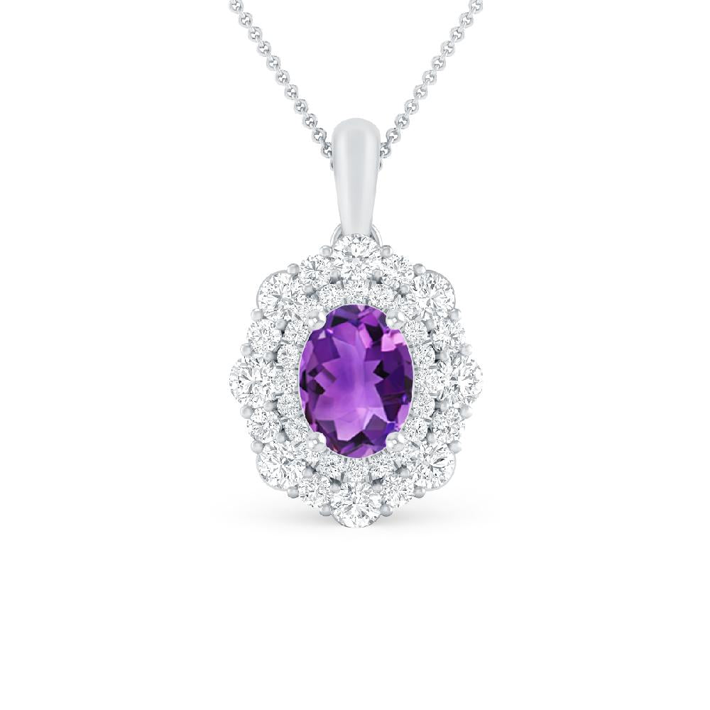 White Gold - Amethyst