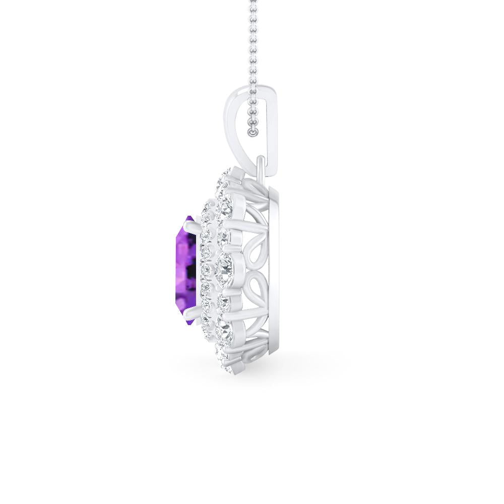 White Gold - Amethyst