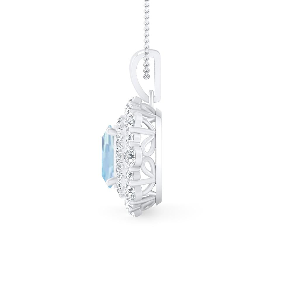 White Gold - Aquamarine