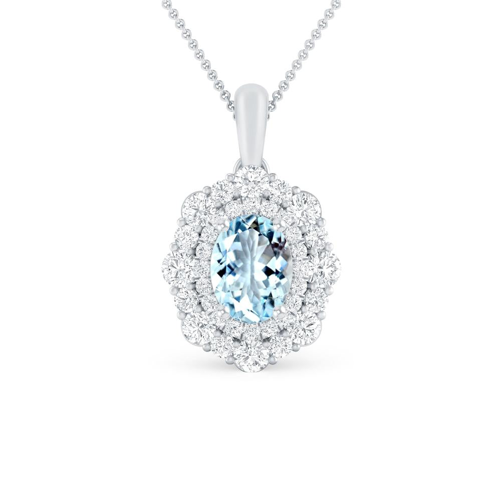 White Gold - Aquamarine