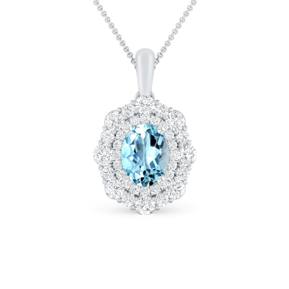 White Gold - Aquamarine