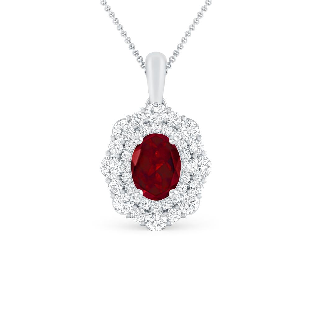 White Gold - Garnet