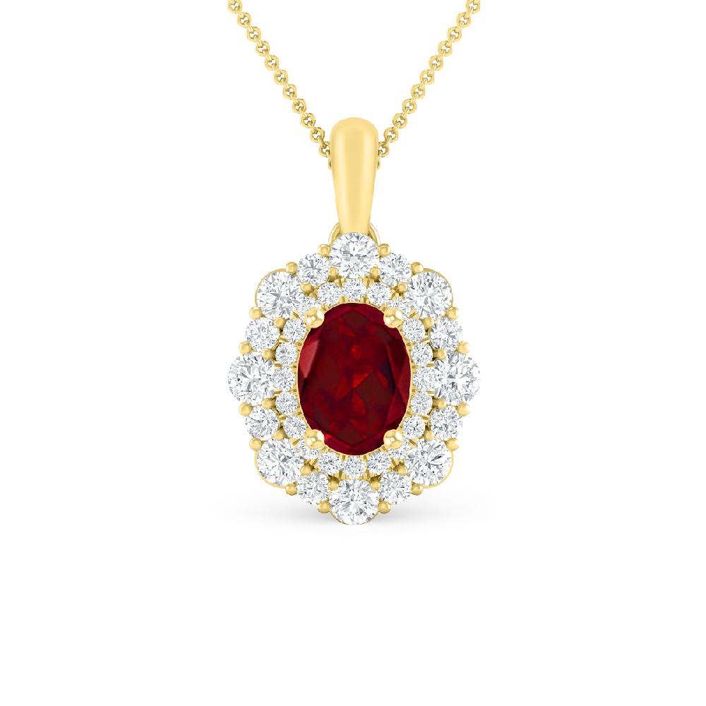 Yellow Gold - Garnet