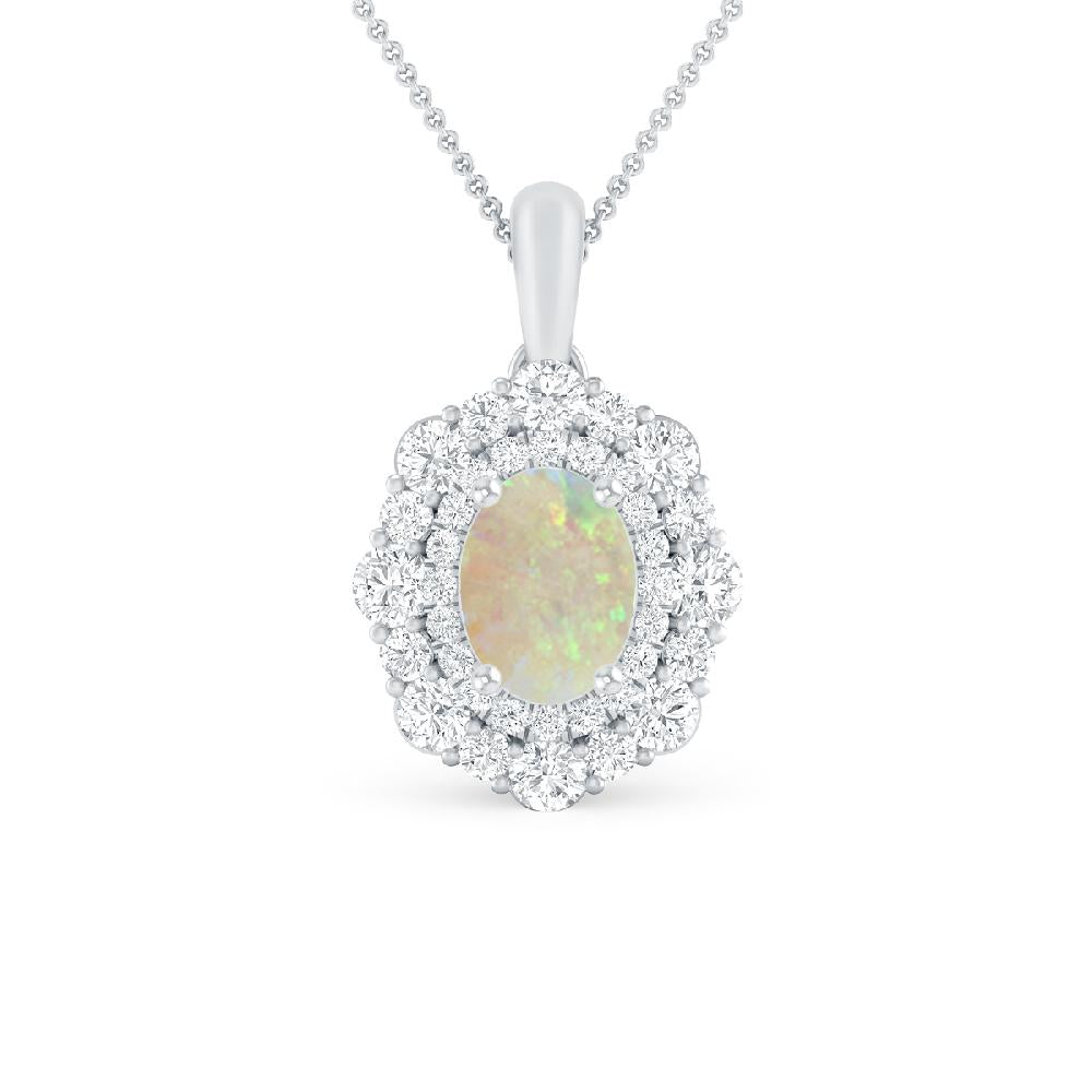 White Gold - Opal