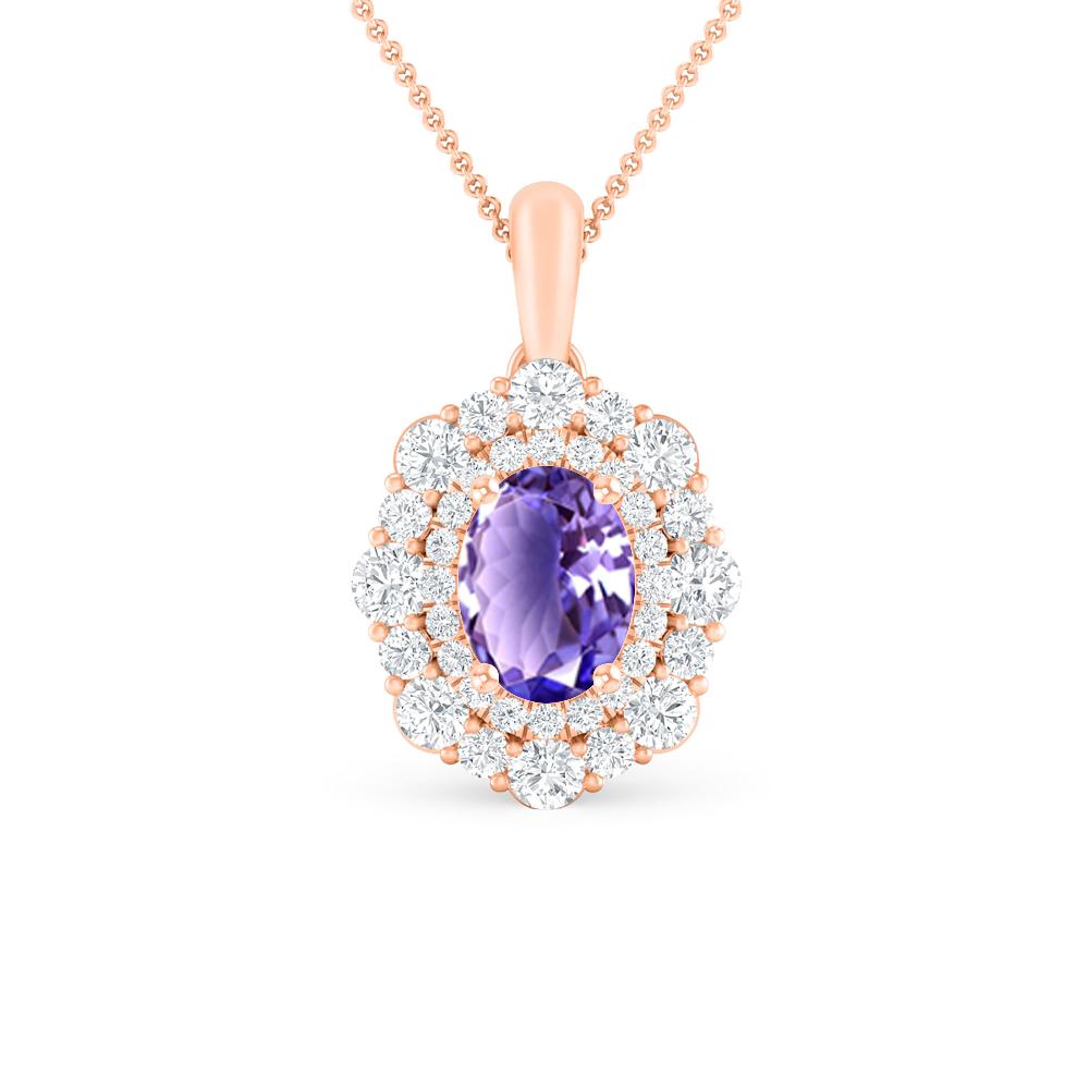 Rose Gold - Tanzanite