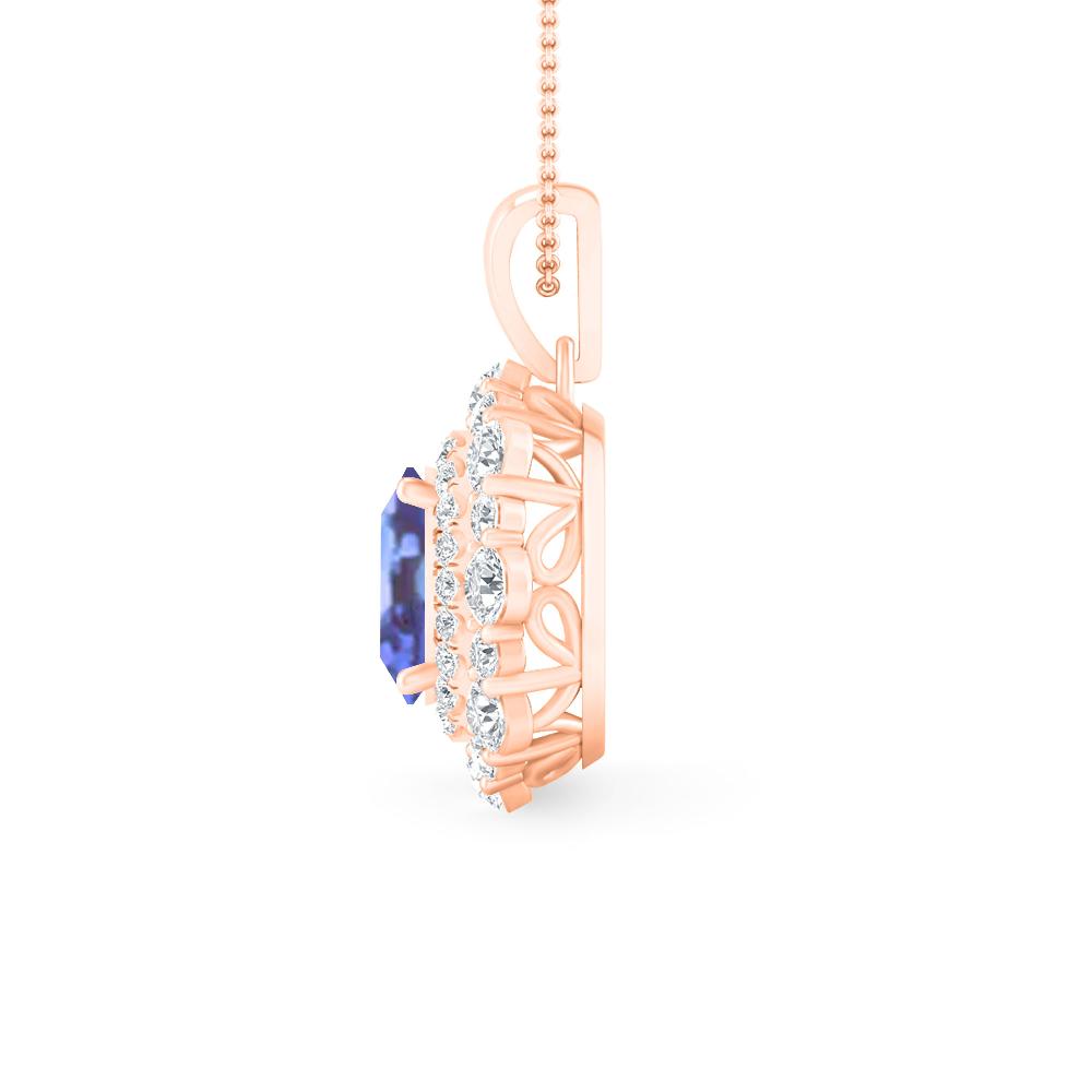 Rose Gold - Tanzanite