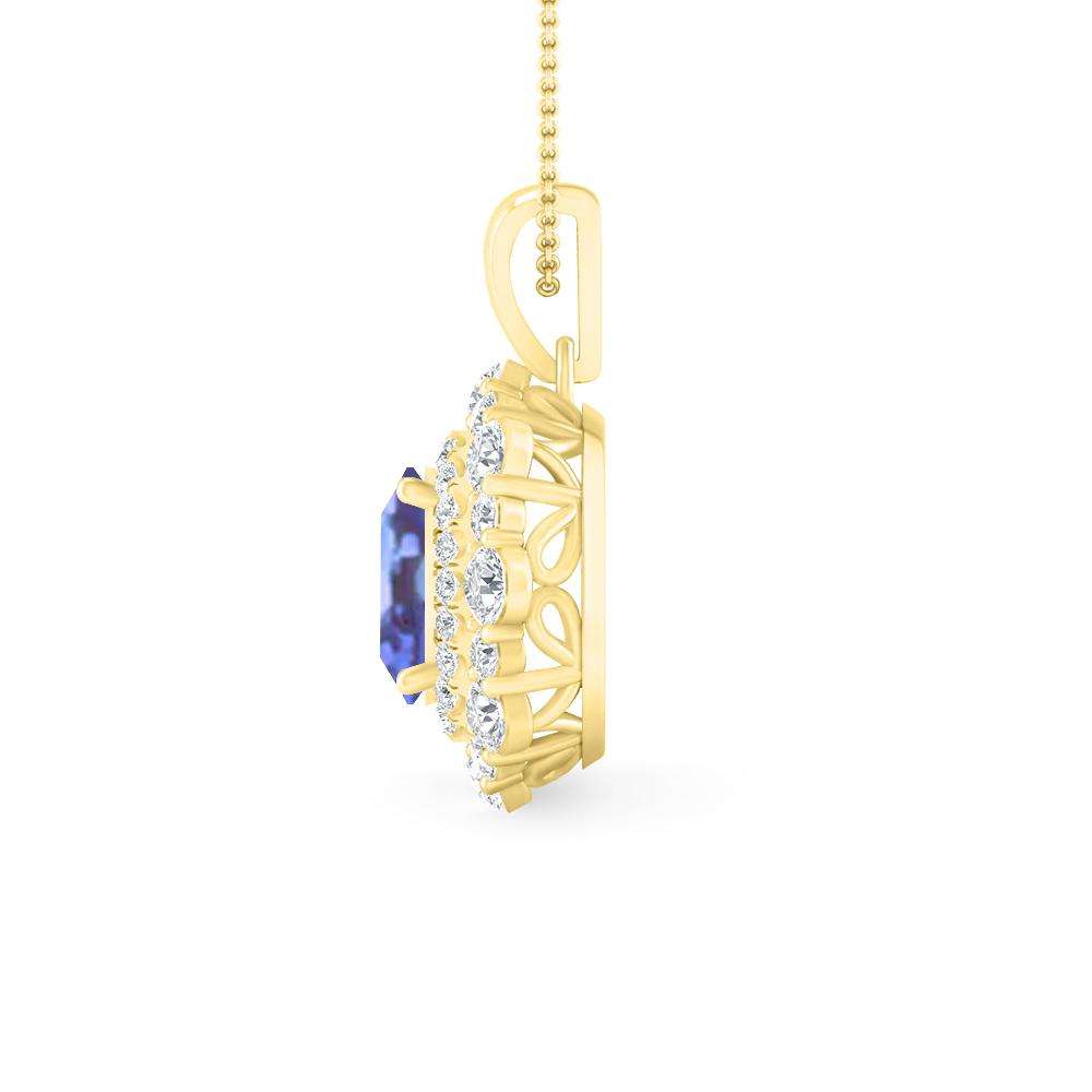 Yellow Gold - Tanzanite