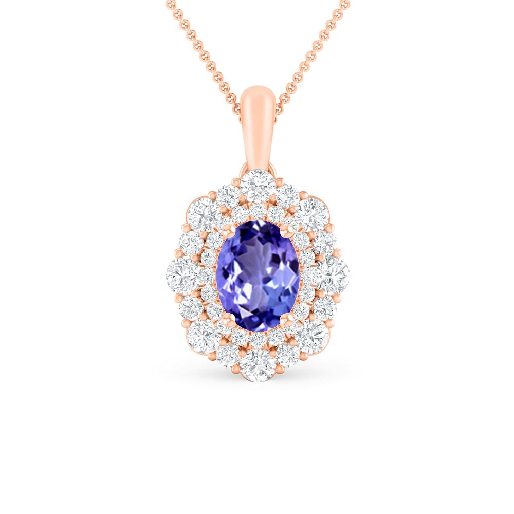 Rose Gold - Tanzanite