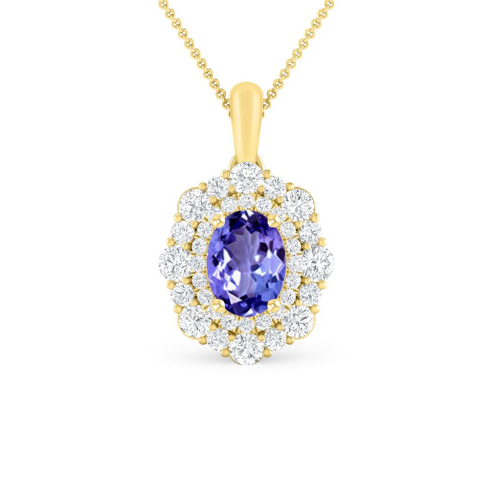 Yellow Gold - Tanzanite