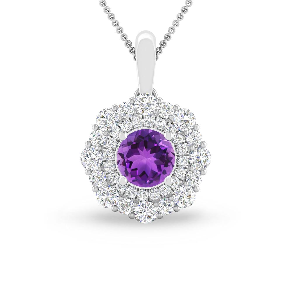 White Gold - Amethyst