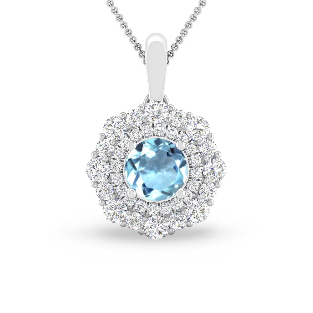 White Gold - Aquamarine