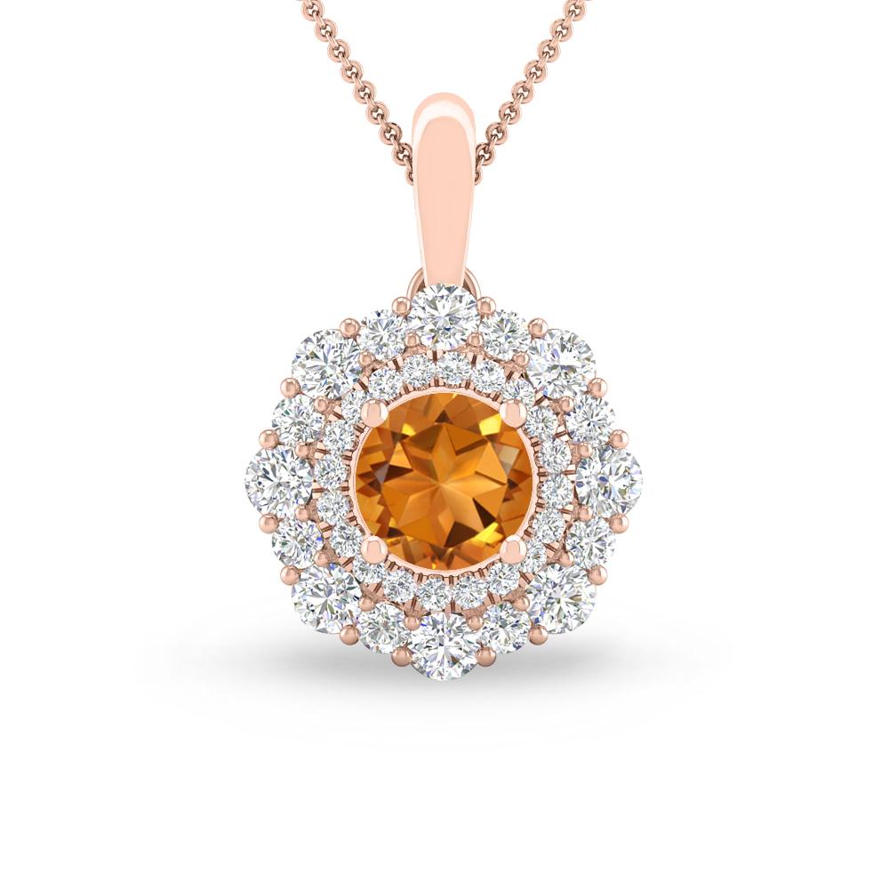 Rose Gold - Citrine