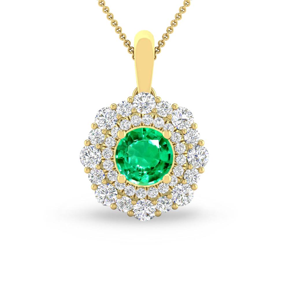 Yellow Gold - Emerald