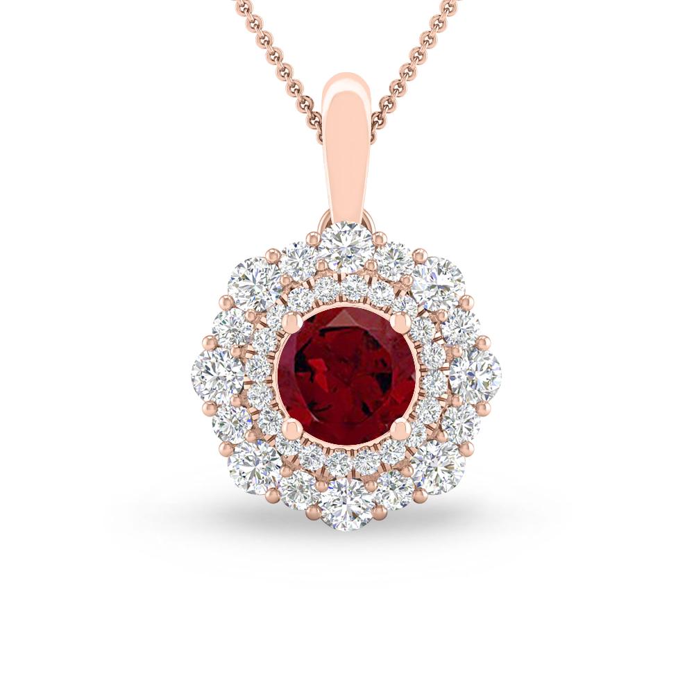 Rose Gold - Garnet