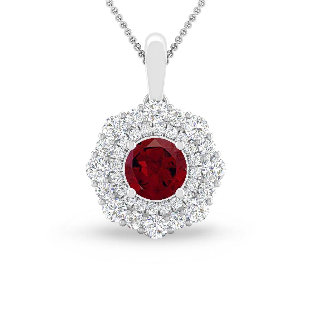 White Gold - Garnet