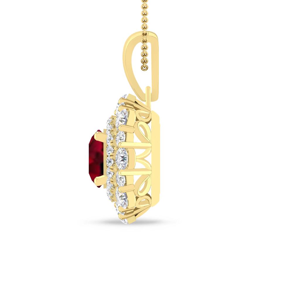 Yellow Gold - Garnet