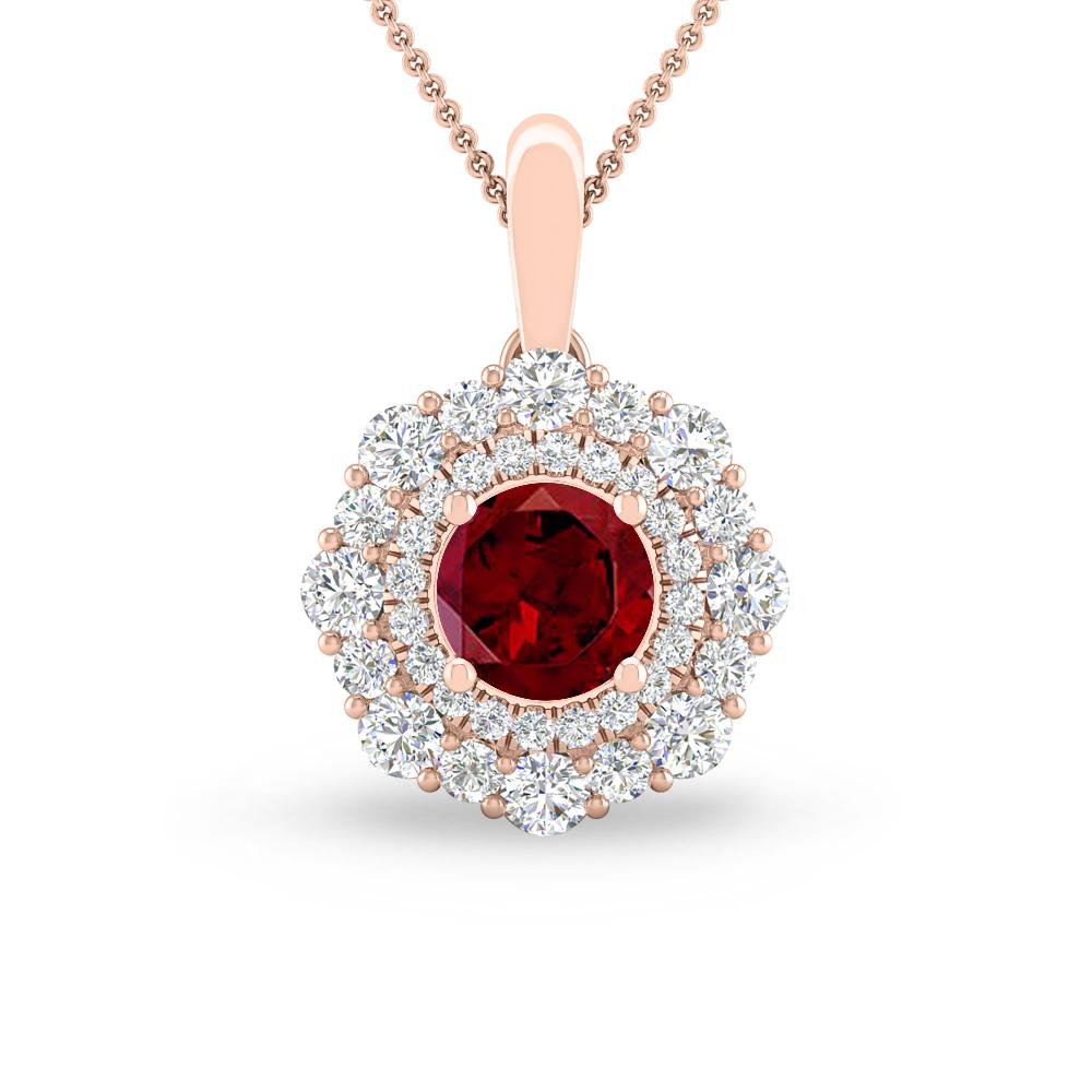 Rose Gold - Garnet