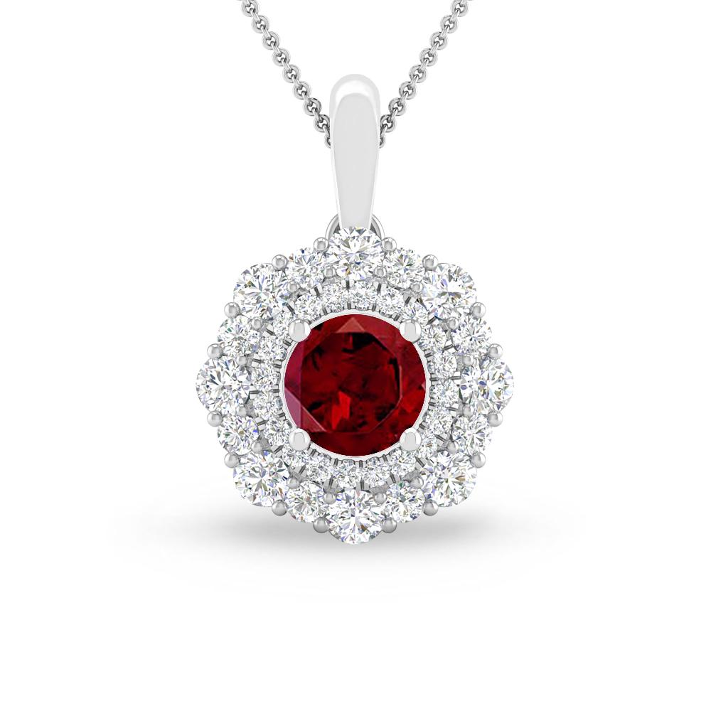 White Gold - Garnet