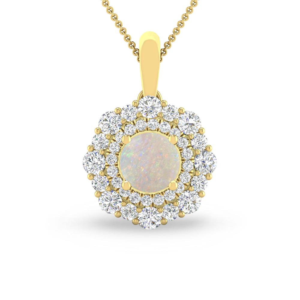 Yellow Gold - Opal