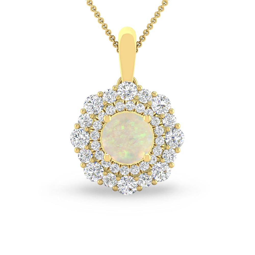 Yellow Gold - Opal