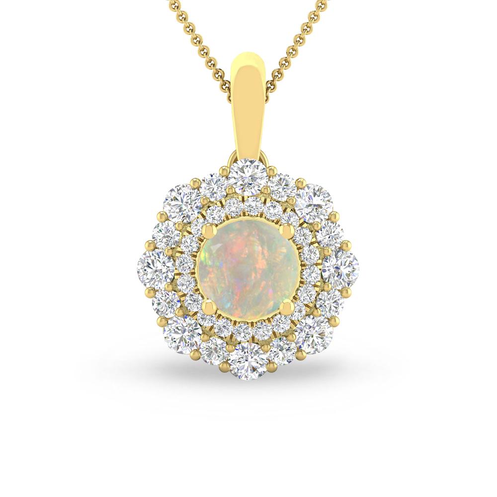 Yellow Gold - Opal