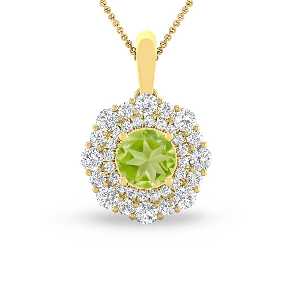 Yellow Gold - Peridot