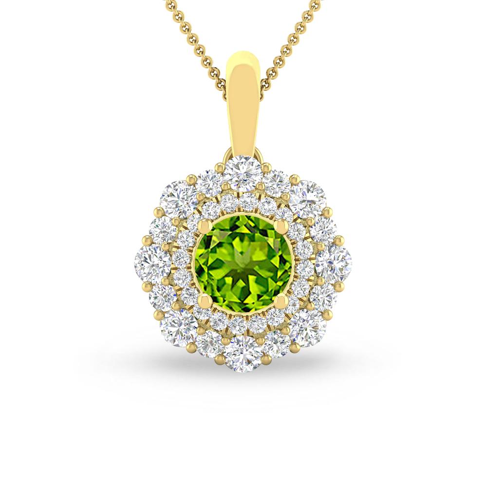 Yellow Gold - Peridot