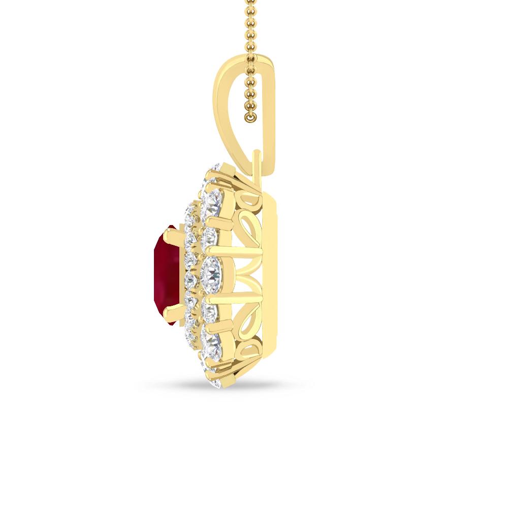 Yellow Gold - Ruby