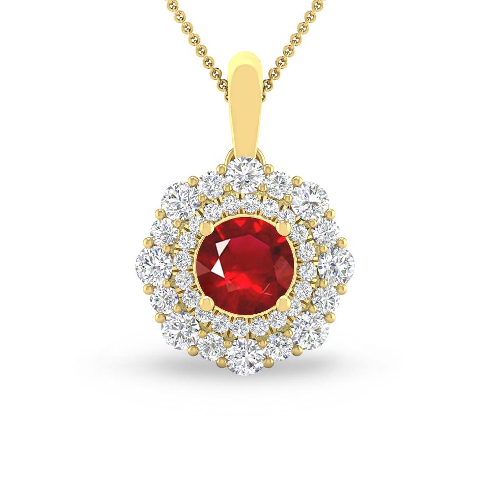 Yellow Gold - Ruby