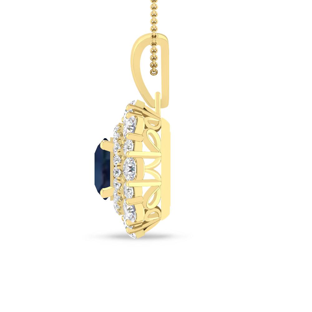 Yellow Gold - Sapphire