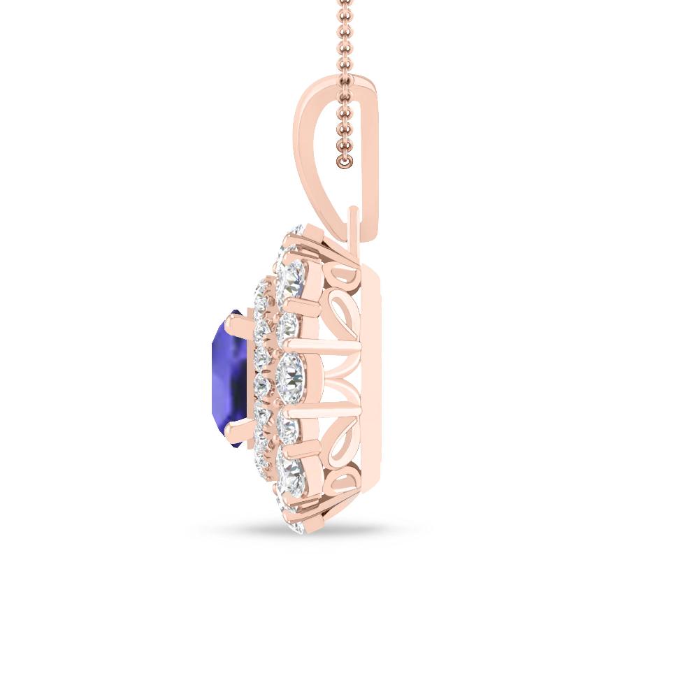 Rose Gold - Tanzanite