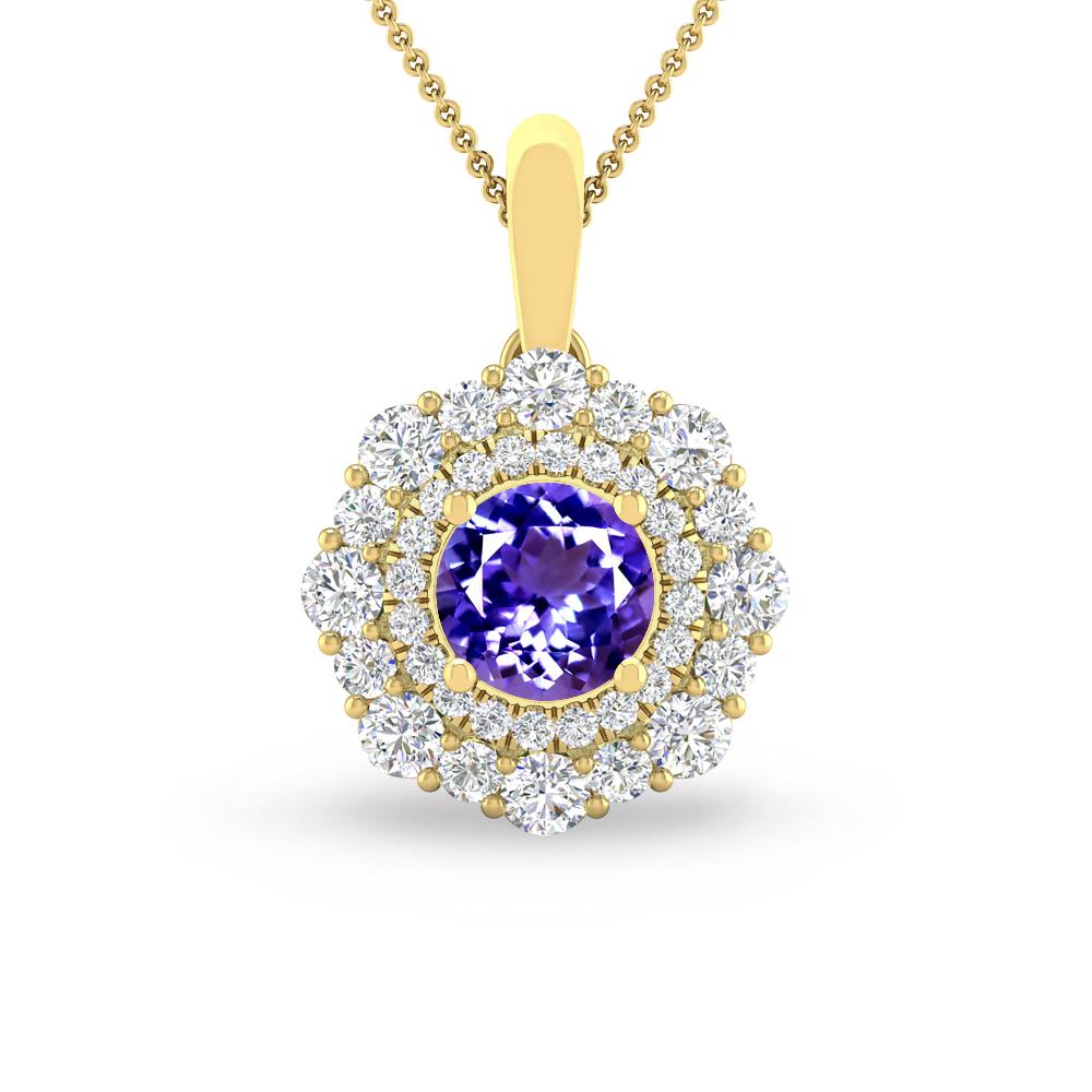 Yellow Gold - Tanzanite