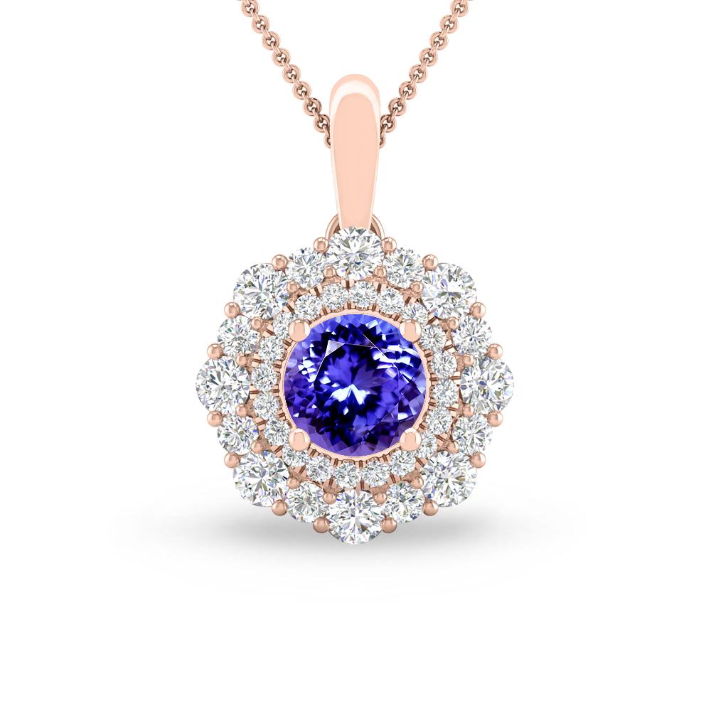 Rose Gold - Tanzanite