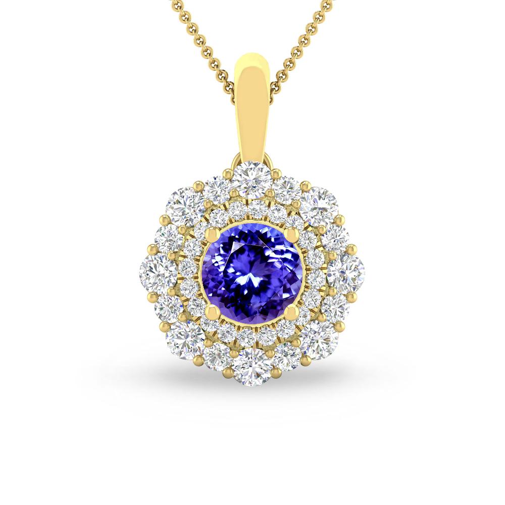 Yellow Gold - Tanzanite