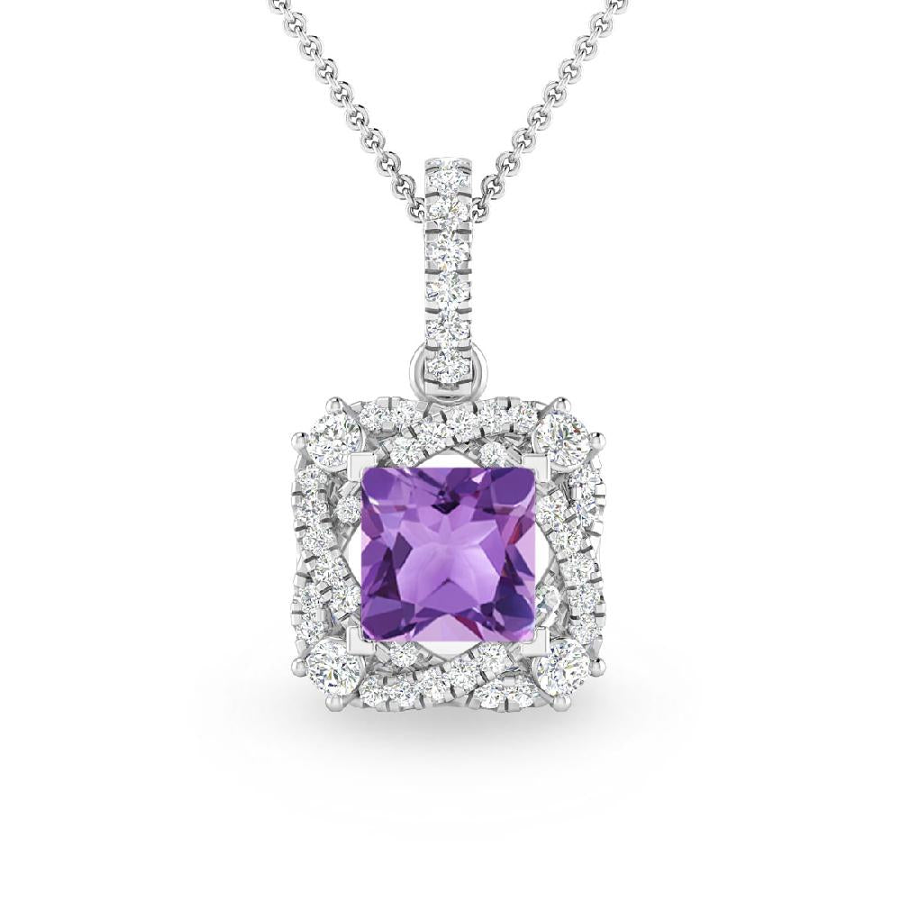 White Gold - Amethyst