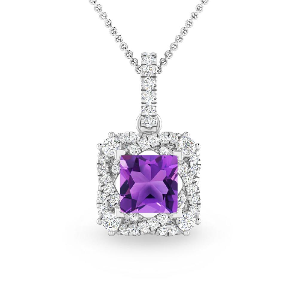 White Gold - Amethyst