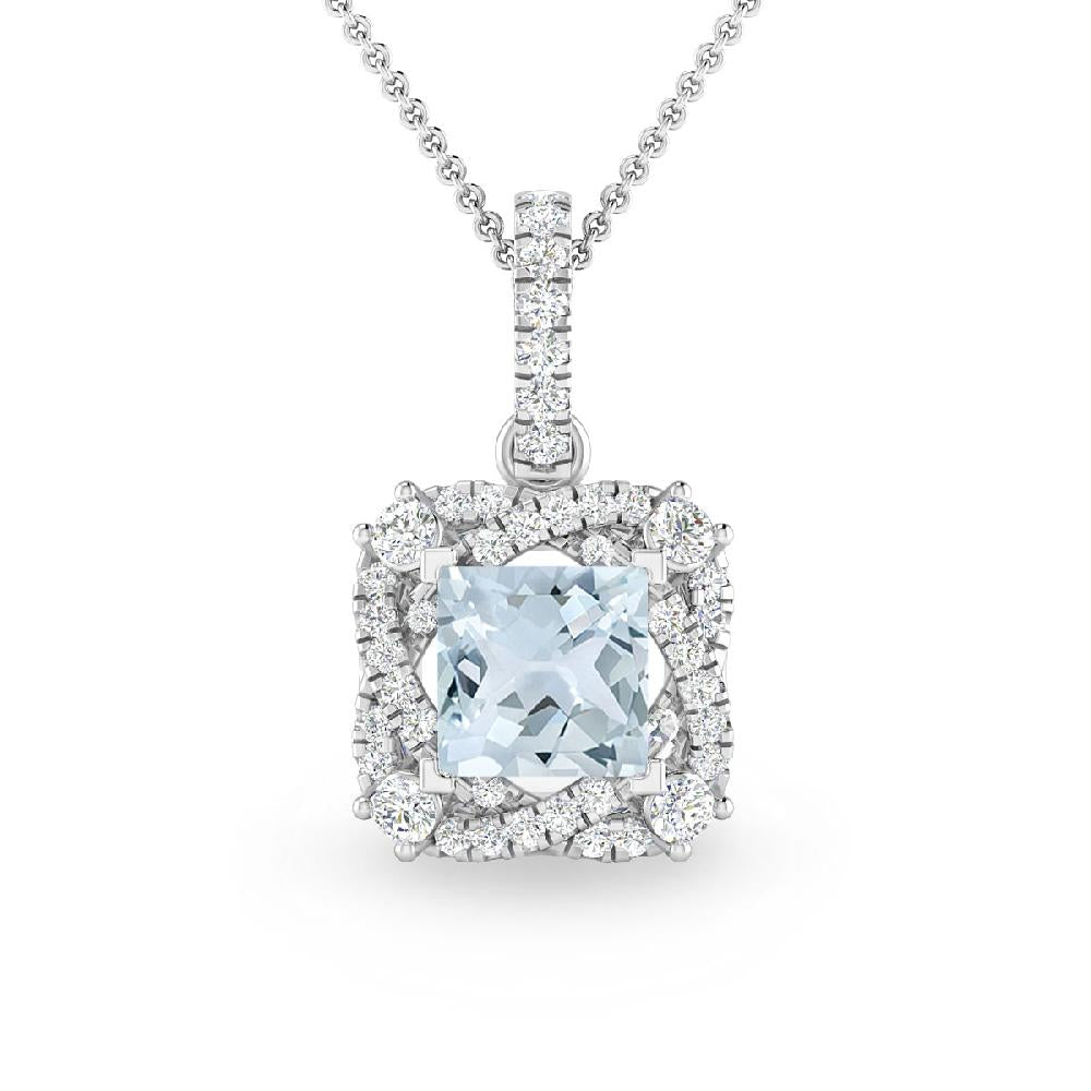 White Gold - Aquamarine